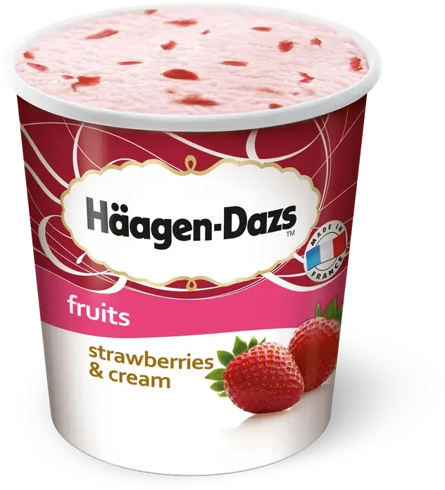 Häagen Dazs Strawberry & Cream